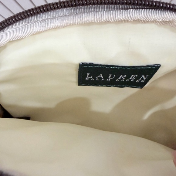 Lauren Ralph Lauren LRL Leopard Print Cosmetic Makeup Bag Pouch Travel Toiletry - Picture 3 of 7